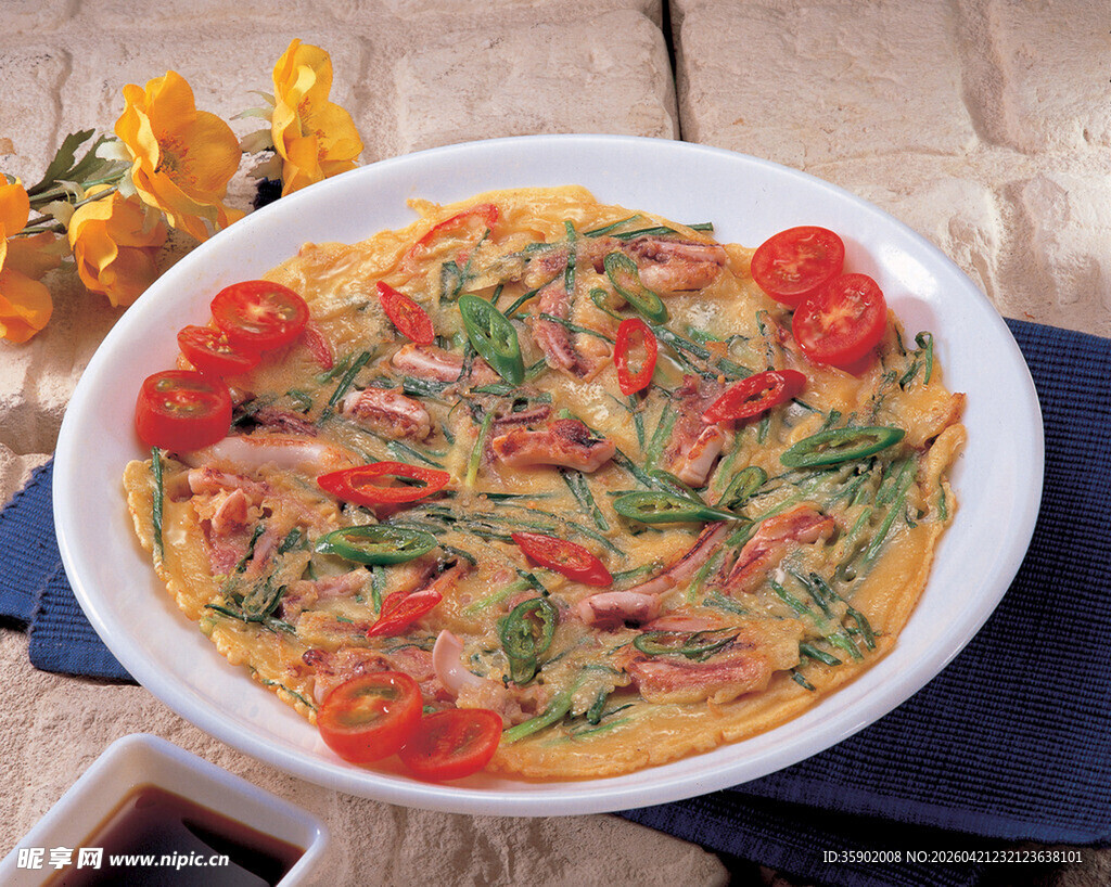 美味蔬菜煎蛋饼