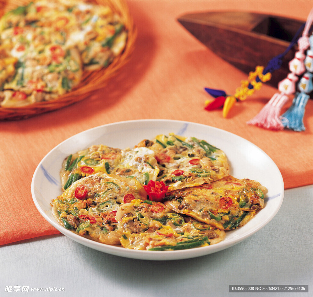 美味五彩蔬菜煎饼