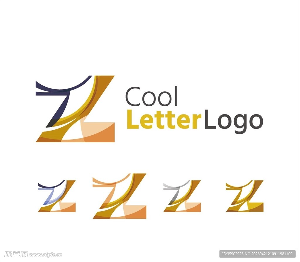 酷炫字母Z标志设计
