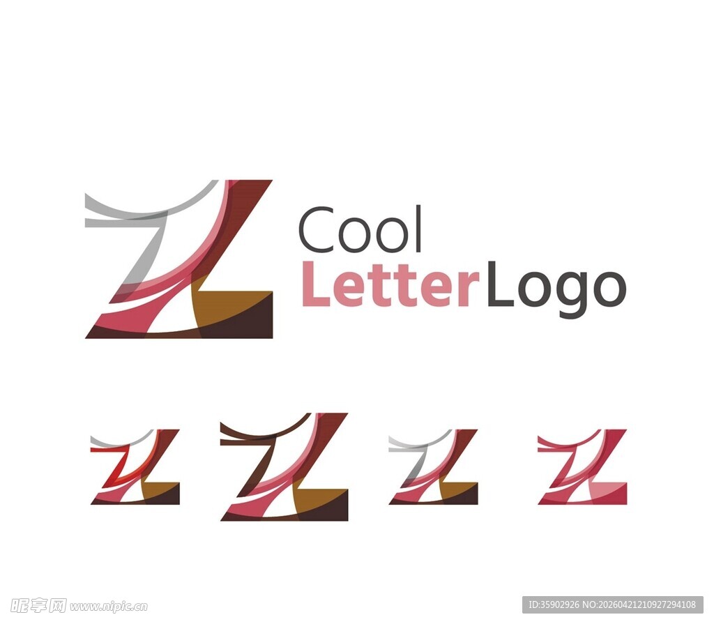 酷炫字母Z标志设计