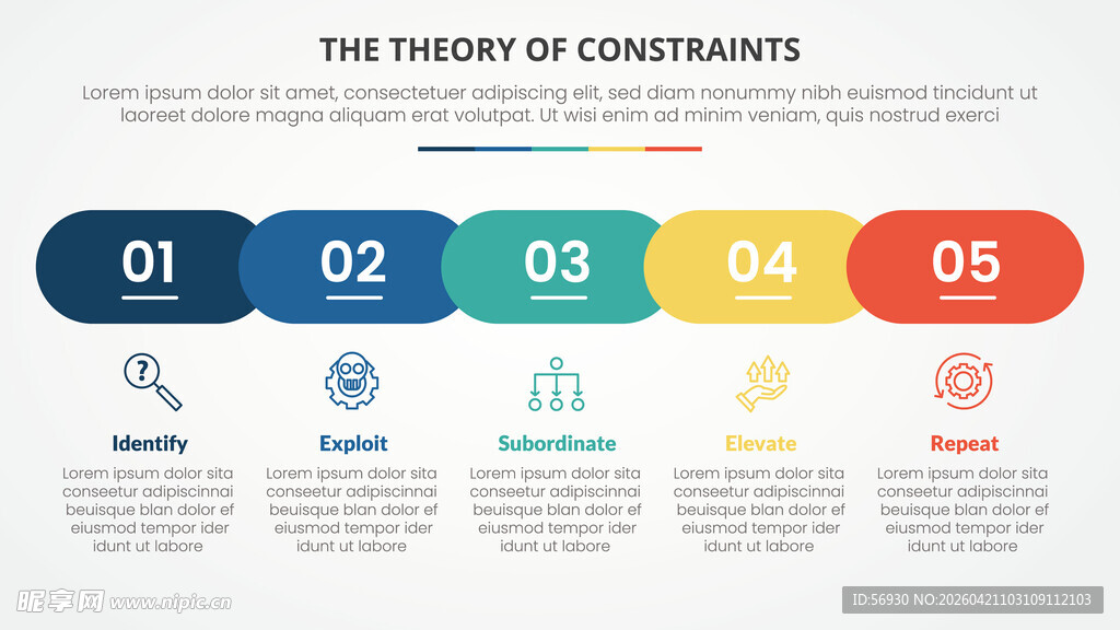 理论常量步骤信息图表