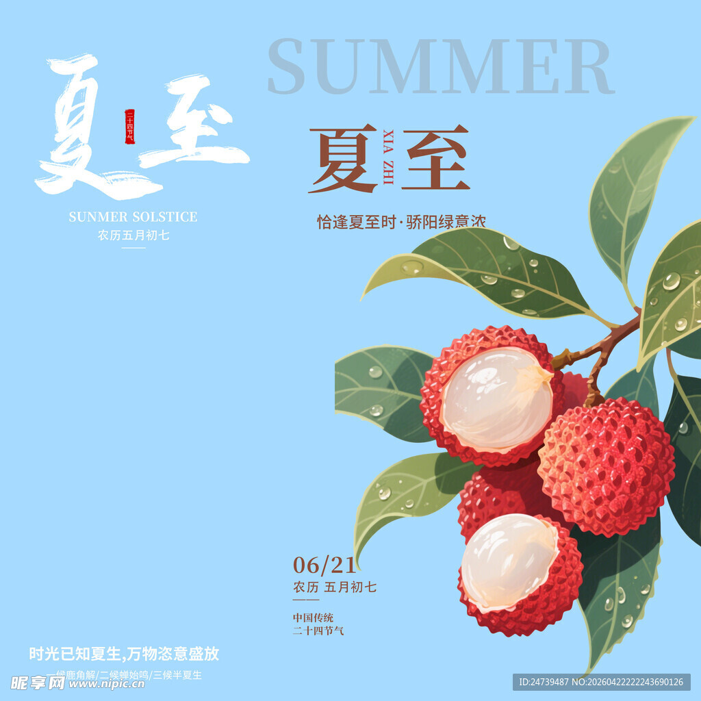 夏至素材
