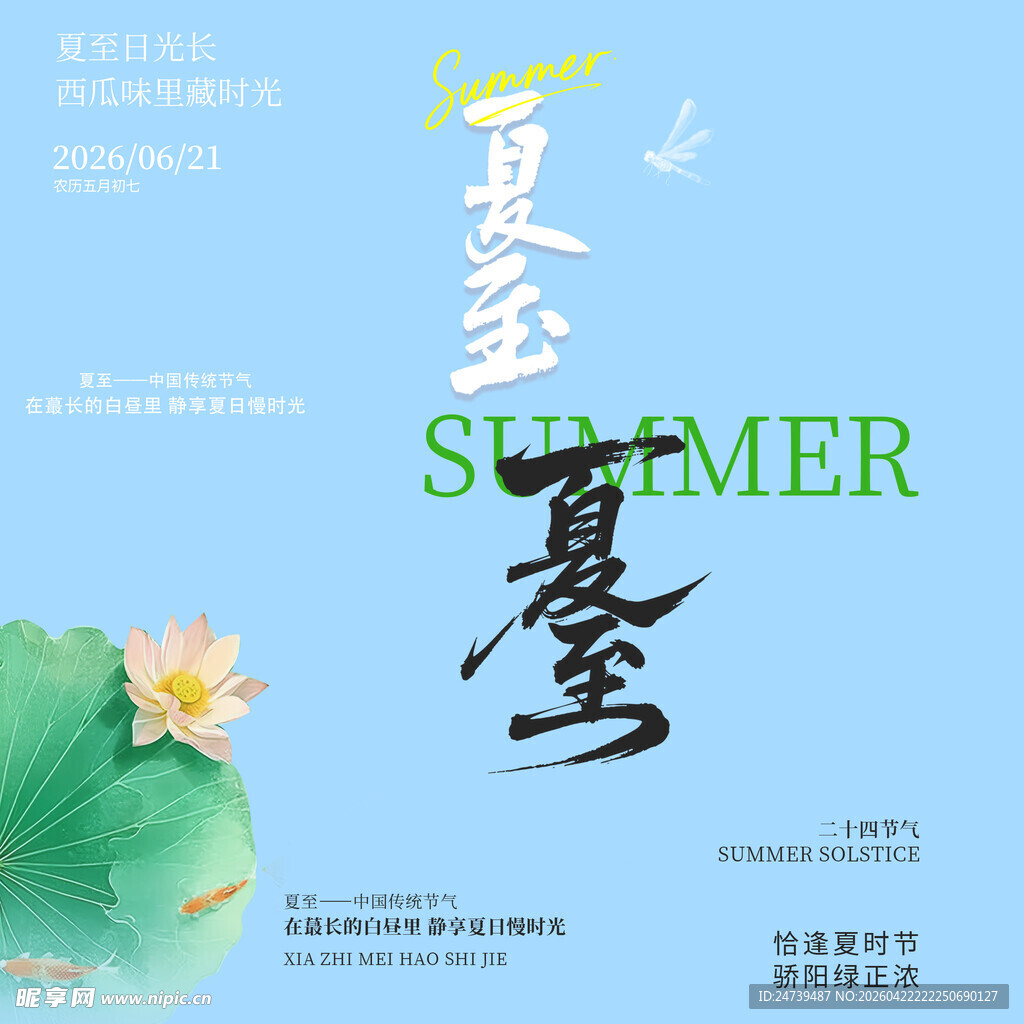 夏至素材