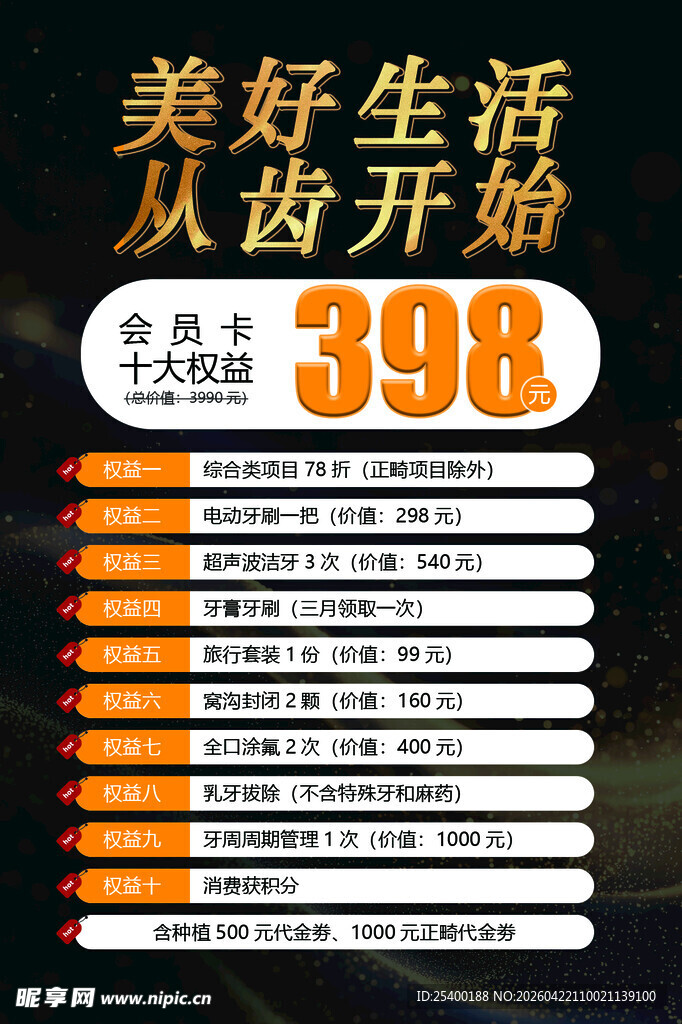 会员卡十大权益