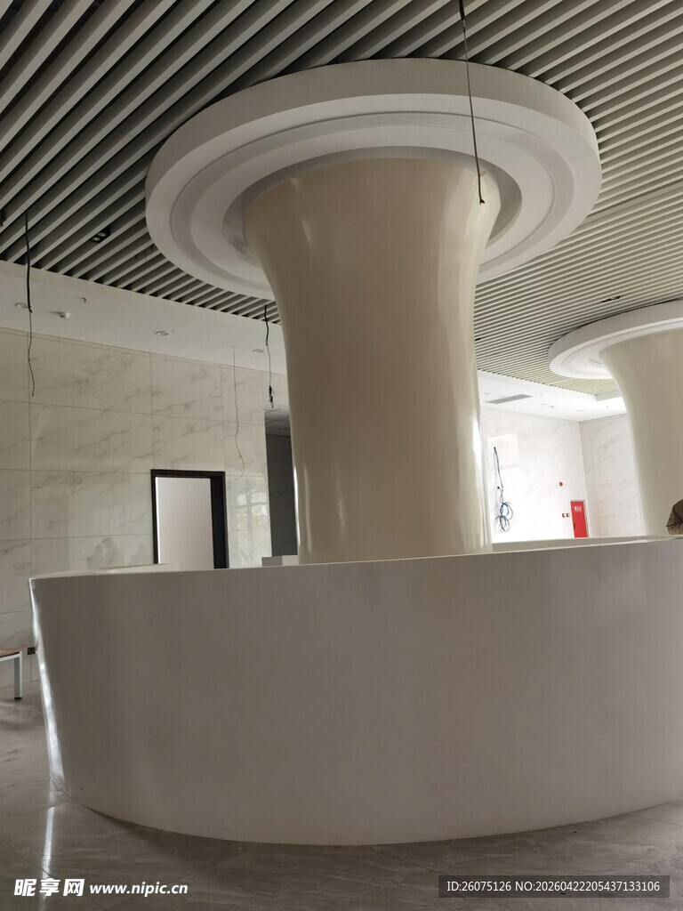 现代简约风格前台大厅