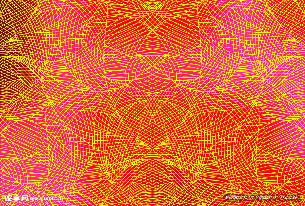 绚丽几何线条抽象背景图