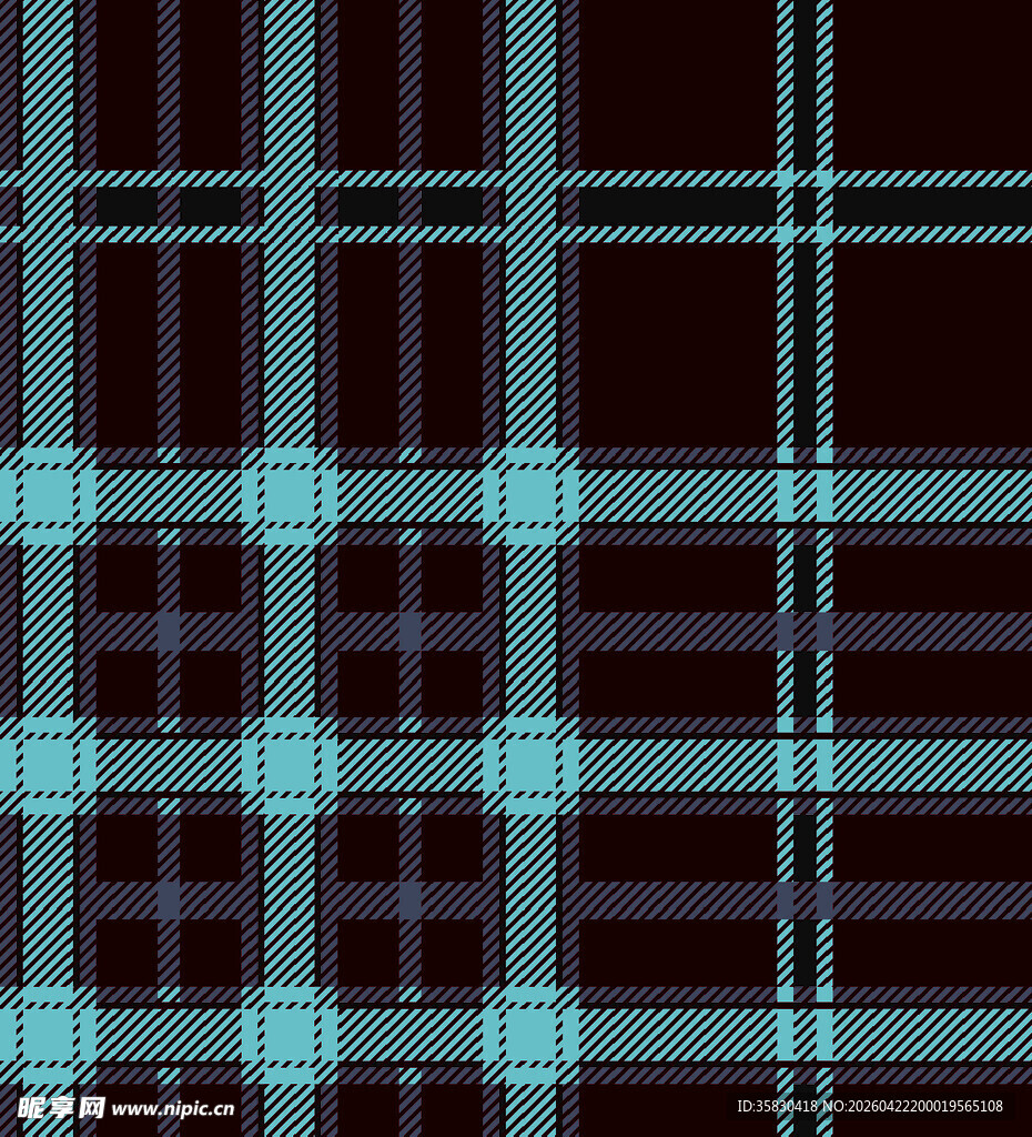 蓝黑格子几何图案背景