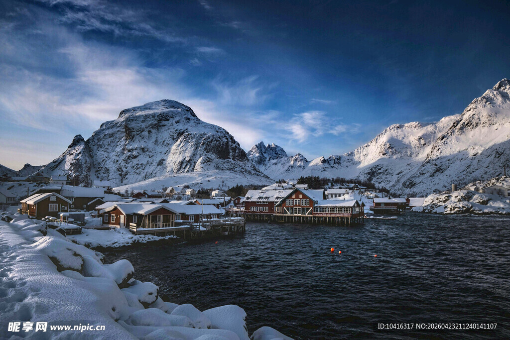 罗弗敦群岛冬季