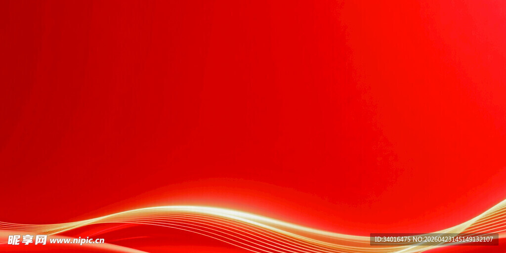 红色波纹背景