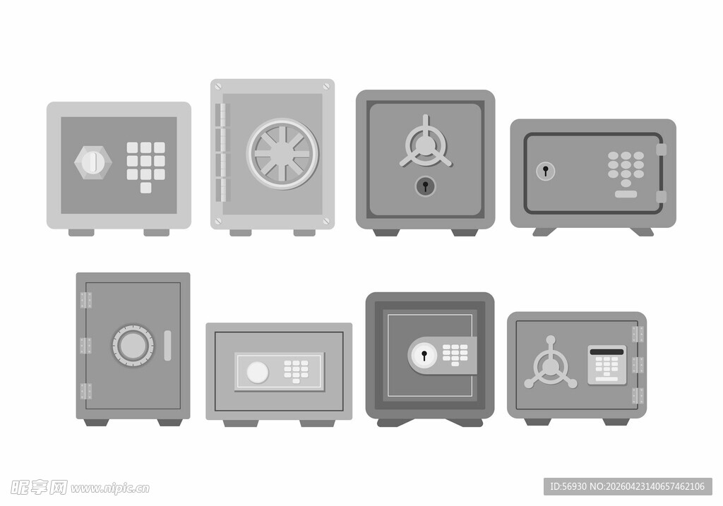 多款保险柜展示