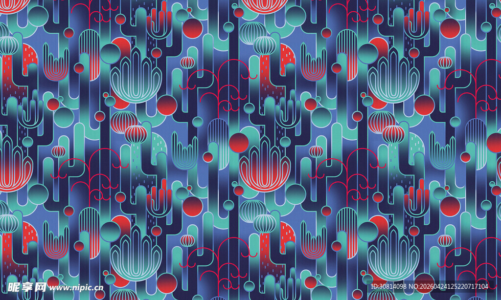 抽象几何图案纹理背景图