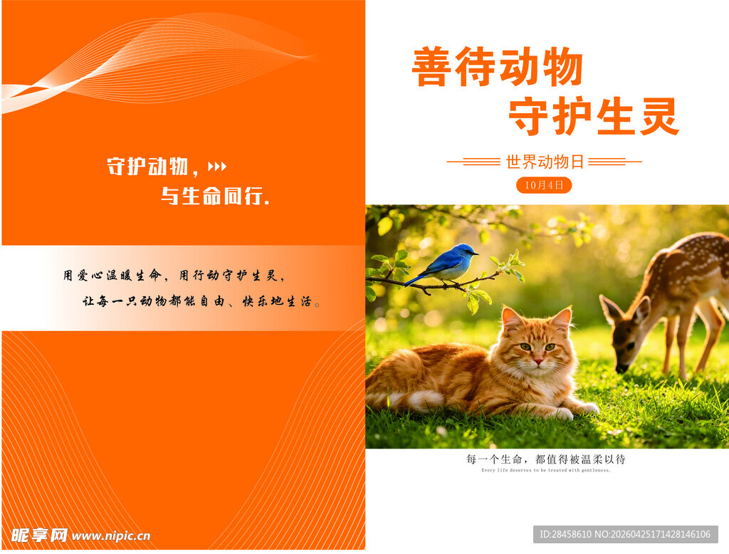善待动物守护生灵宣传册