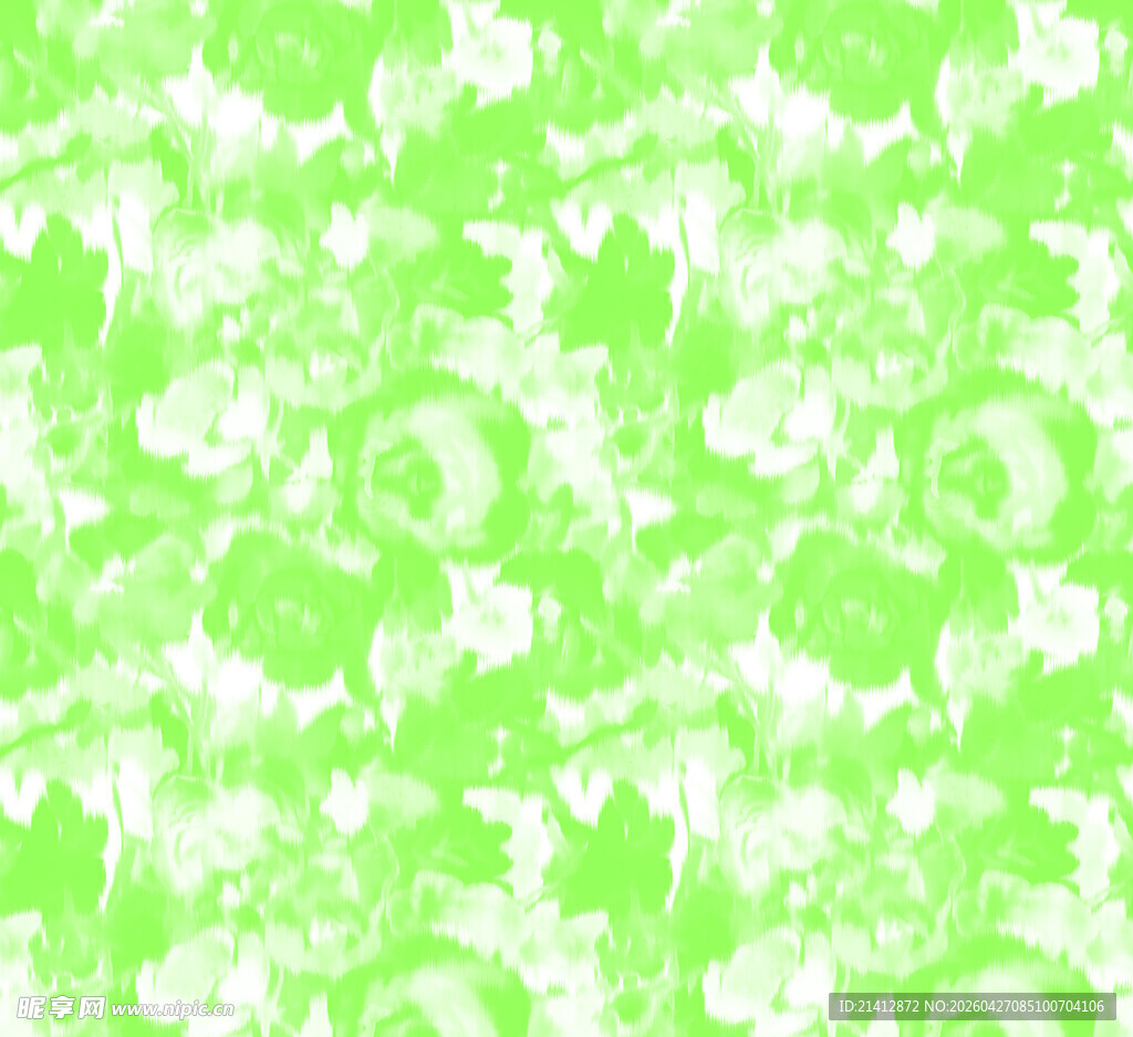 沙滩裤  扎染 花朵  矢量图