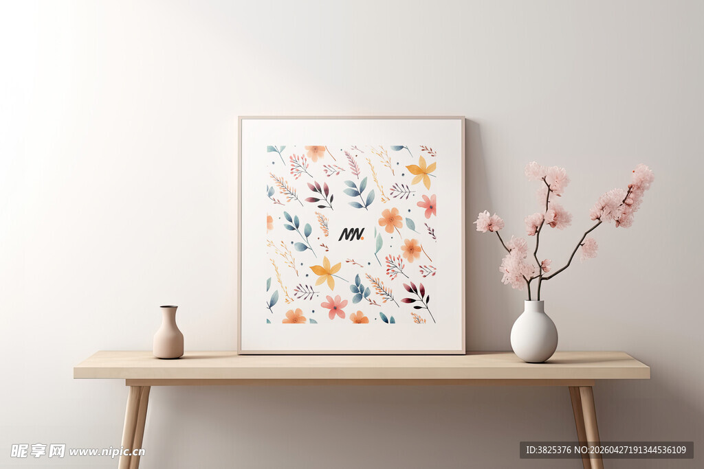 家居装饰画设计展示样机
