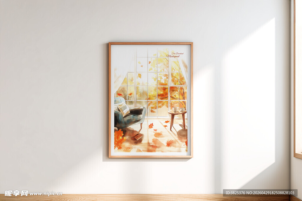 室内装饰画设计展示样机