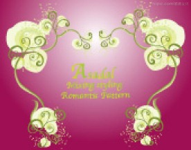 情人节花纹边框