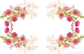 情人节花纹边框