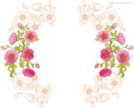 情人节花纹边框