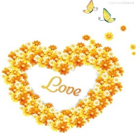 情人节花纹边框