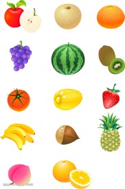 矢量水果