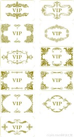 vip会员卡花纹