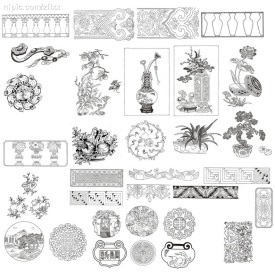 中国传统花纹
