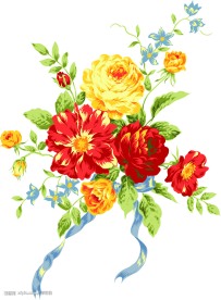 时尚元素矢量花