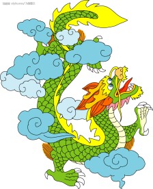 中国龙腾图