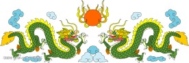 中国龙腾图