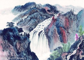 山水水墨画