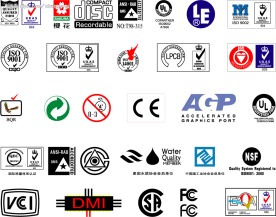 收集而来的各种认证标志