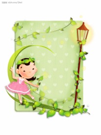 人物写真PS素材_卡通儿童相框02