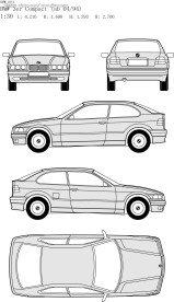 其他矢量 - 矢量素材  宝马车EPS格式