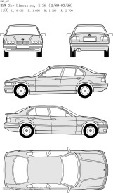其他矢量 - 矢量素材  宝马车EPS格式