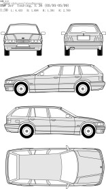 其他矢量 - 矢量素材  宝马车EPS格式