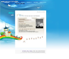 韩国公司企业网站网页模板