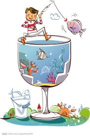 韩国矢量卡通人物