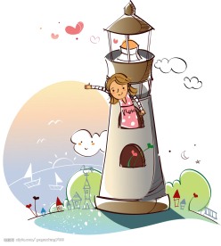 韩国矢量卡通人物