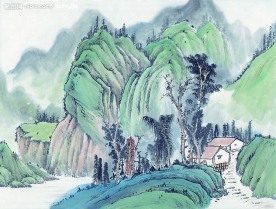 高清晰 山水水墨画,希望大家喜欢.好东西一起分享