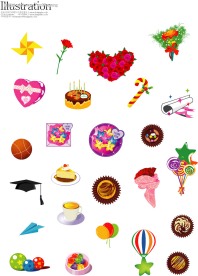 精品ICON矢量素材-节日喜庆