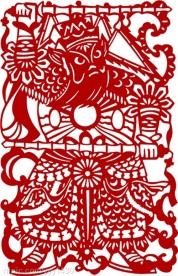 矢量—新年素材左门神