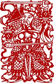 矢量—新年素材右门神