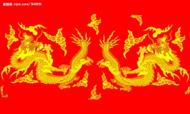 矢量双龙图
