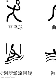 2008奥运会体育标志矢量图