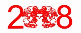 2008新年春节喜庆鼠PSD图