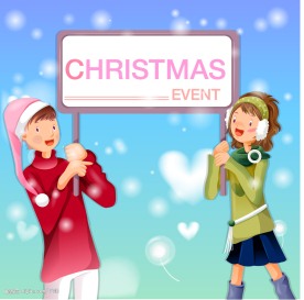 韩国情人节插画