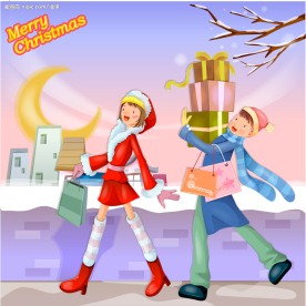 韩国情人节插画