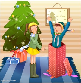 韩国情人节插画