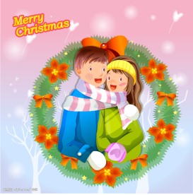 韩国情人节插画