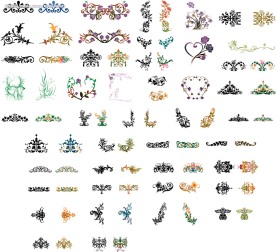 欧式花纹花边eps格式